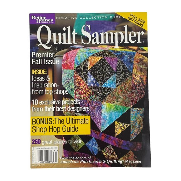 Better Homes & Gardens Quilt Sampler Magazines 2004/2005 Lot of 4 - Picture 3 of 6